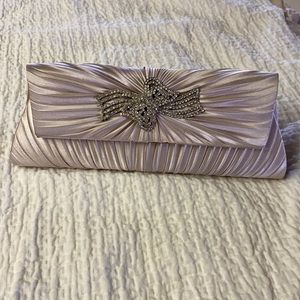 Satin clutch